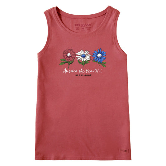 Women's America the Beautiful Daisies Crusher Tank
