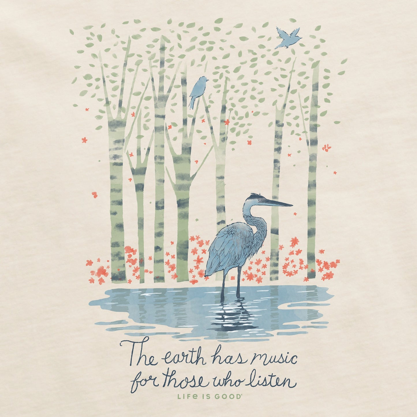 Women's Earth Has Music Heron Crusher Tank