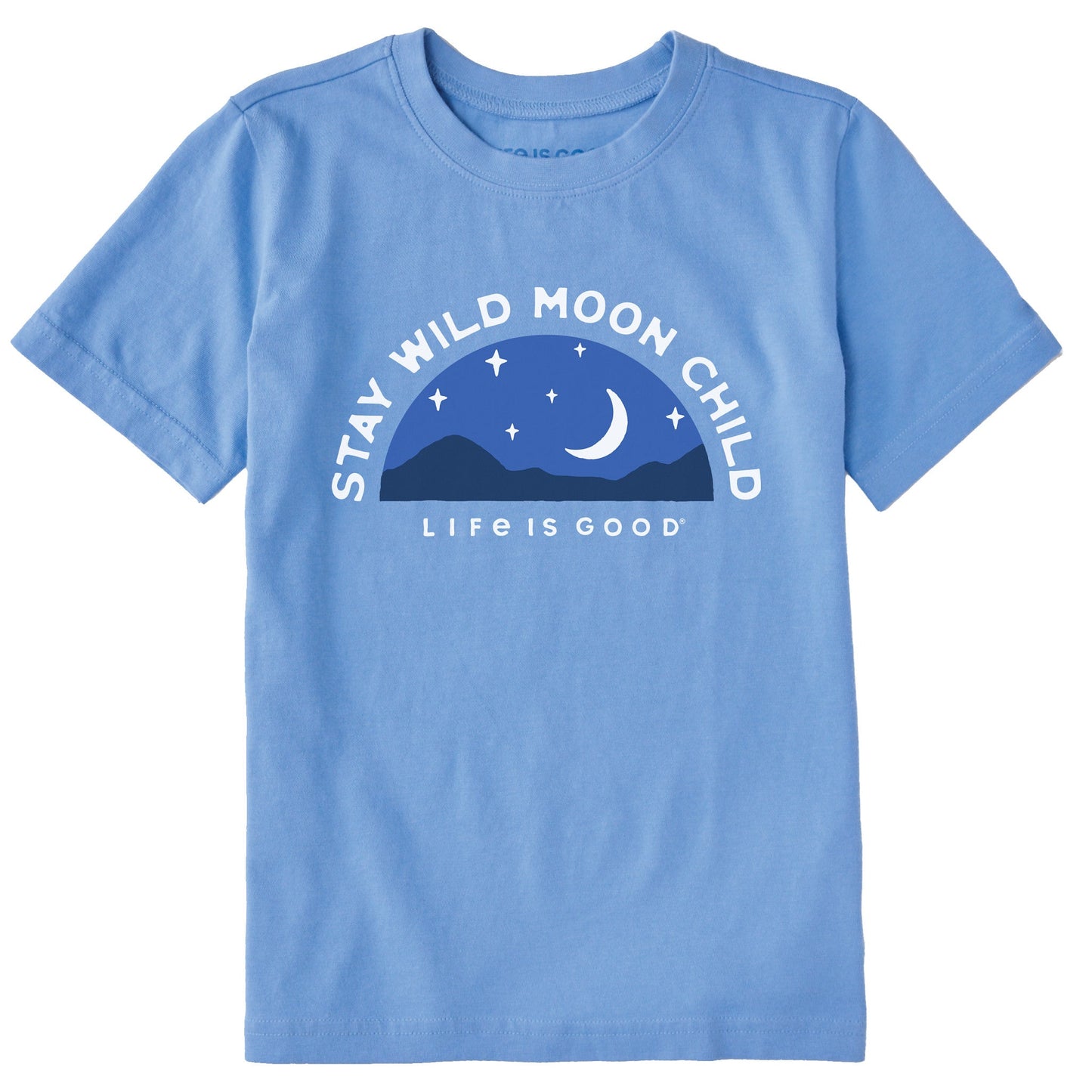 Kids Stay Wild Moon Child Landscape Short Sleeve Crusher Tee