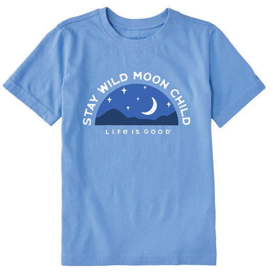 Kids Stay Wild Moon Child Landscape Short Sleeve Crusher Tee