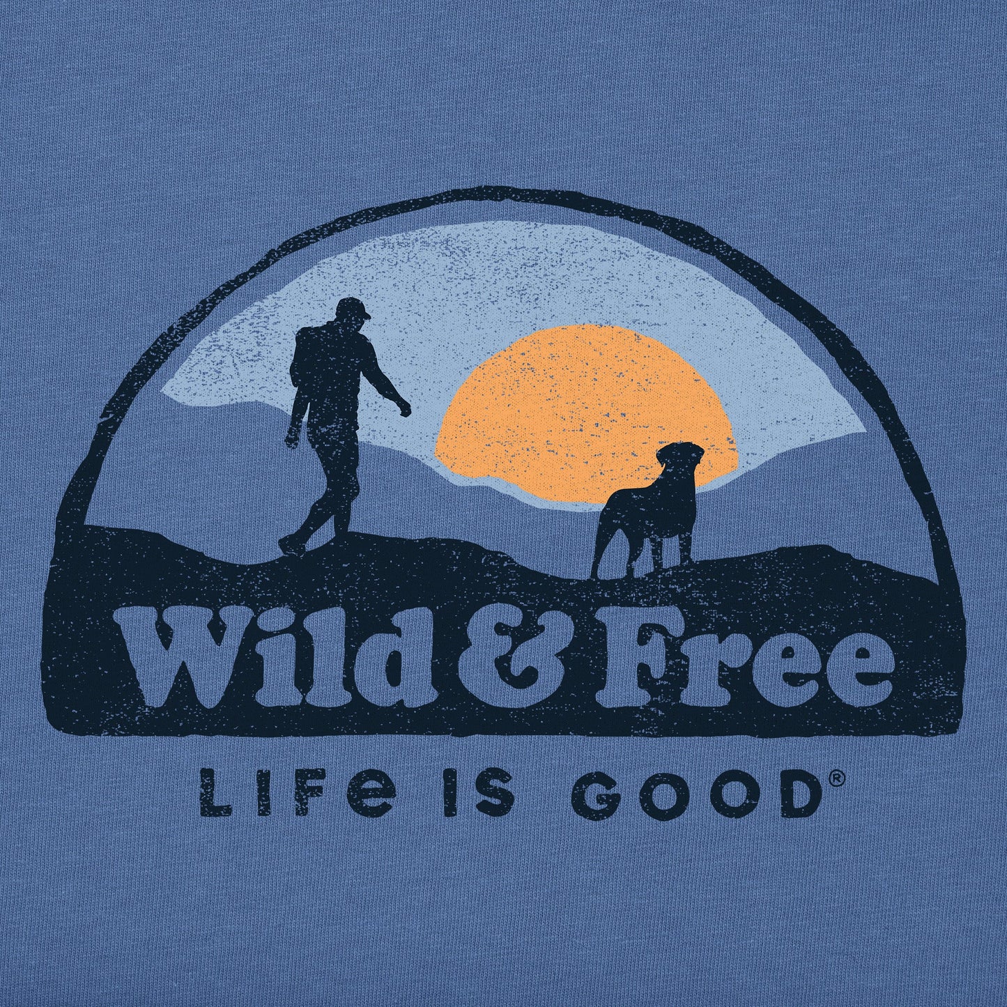 Men's Wild & Free Dog Hike Short Sleeve Crusher Tee
