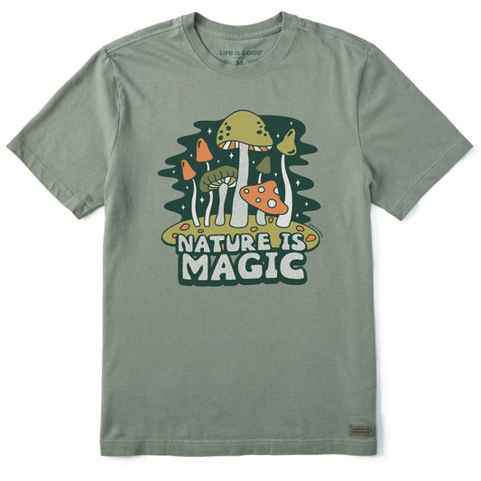 Men's Nature is Magic Mushrooms Short Sleeve Tee