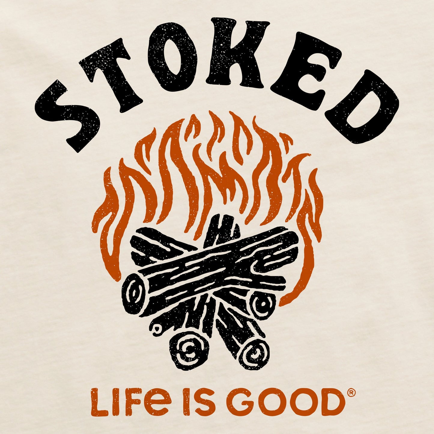 Women's Stoked Campfire Short Sleeve Crusher Boxy Tee