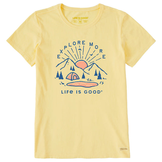 Women's Explore More Sunset Short Sleeve Tee