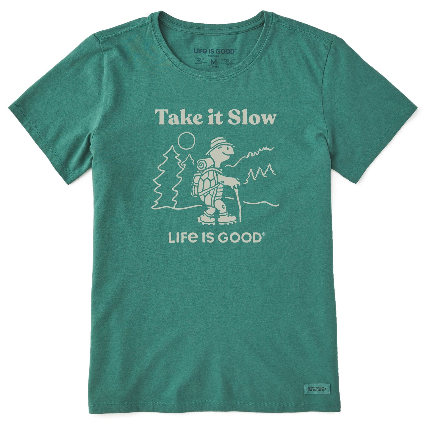 Women's Take it Slow Turtle Hike Short Sleeve Crusher Tee