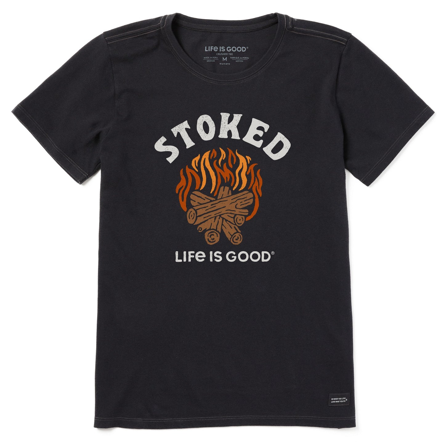 Women's Stoked Campfire Short Sleeve Crusher Tee