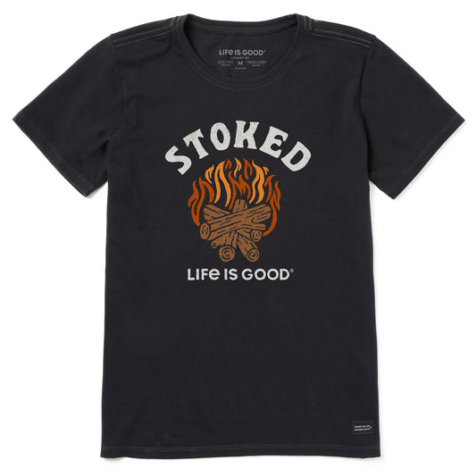 Women's Stoked Campfire Short Sleeve Crusher Tee