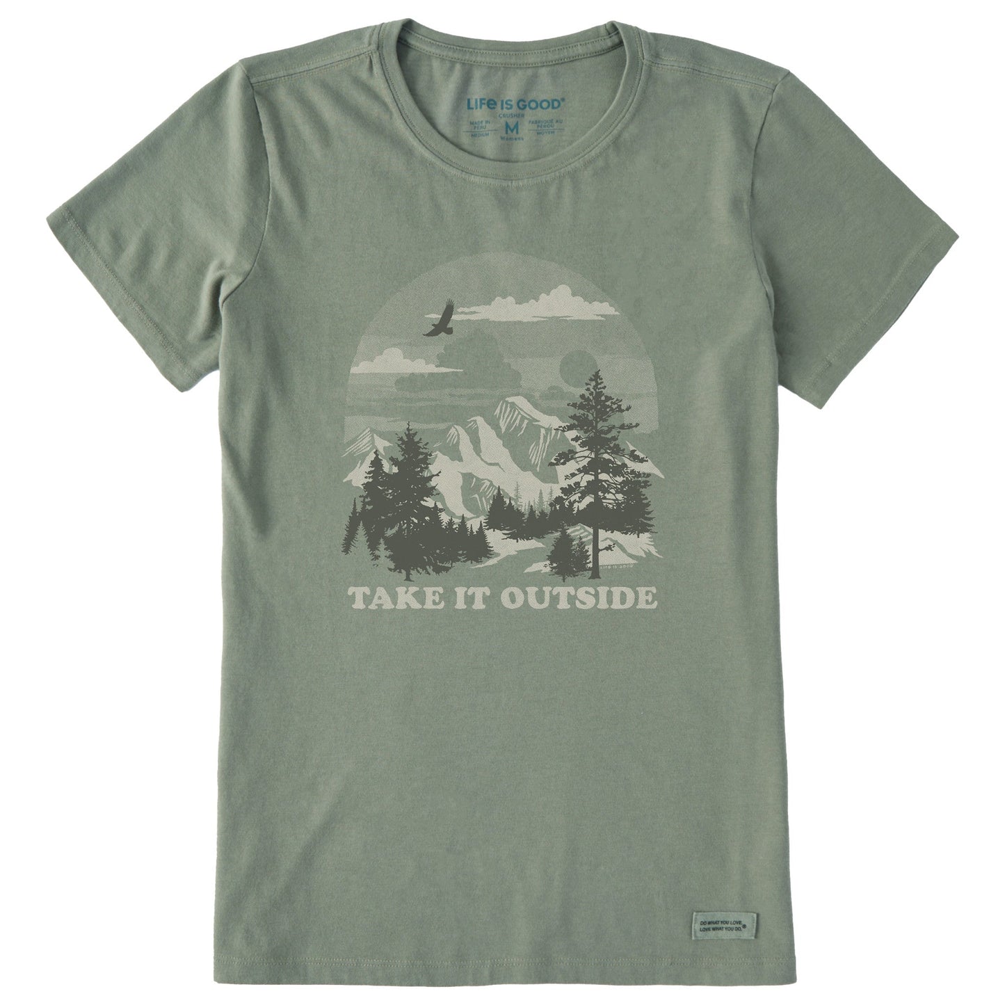 Women's Take it Outside Scenic Sunset Short Sleeve Crusher Tee