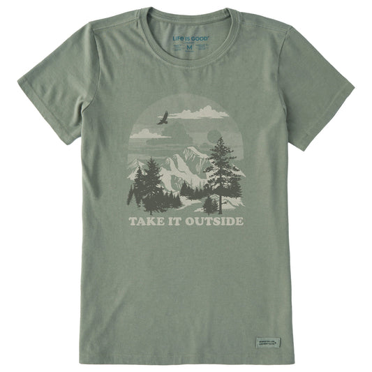 Women's Take it Outside Scenic Sunset Short Sleeve Crusher Tee