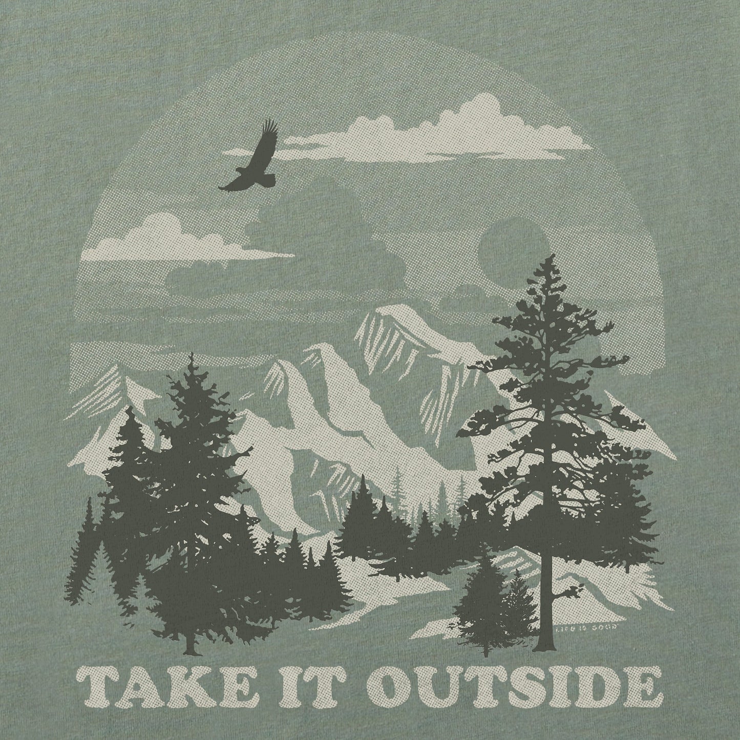 Women's Take it Outside Scenic Sunset Short Sleeve Crusher Tee