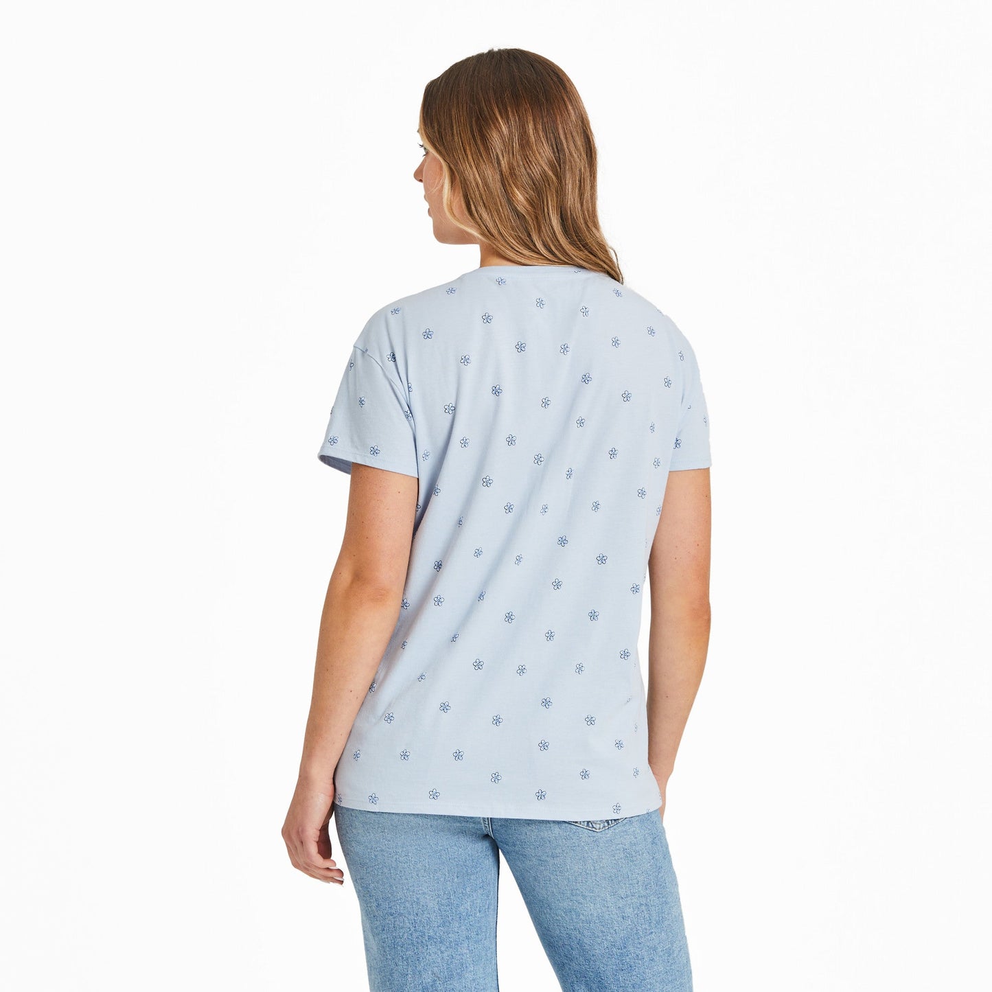 Women's Daisy Ditsy Pattern Crusher-LITE Easy Tee