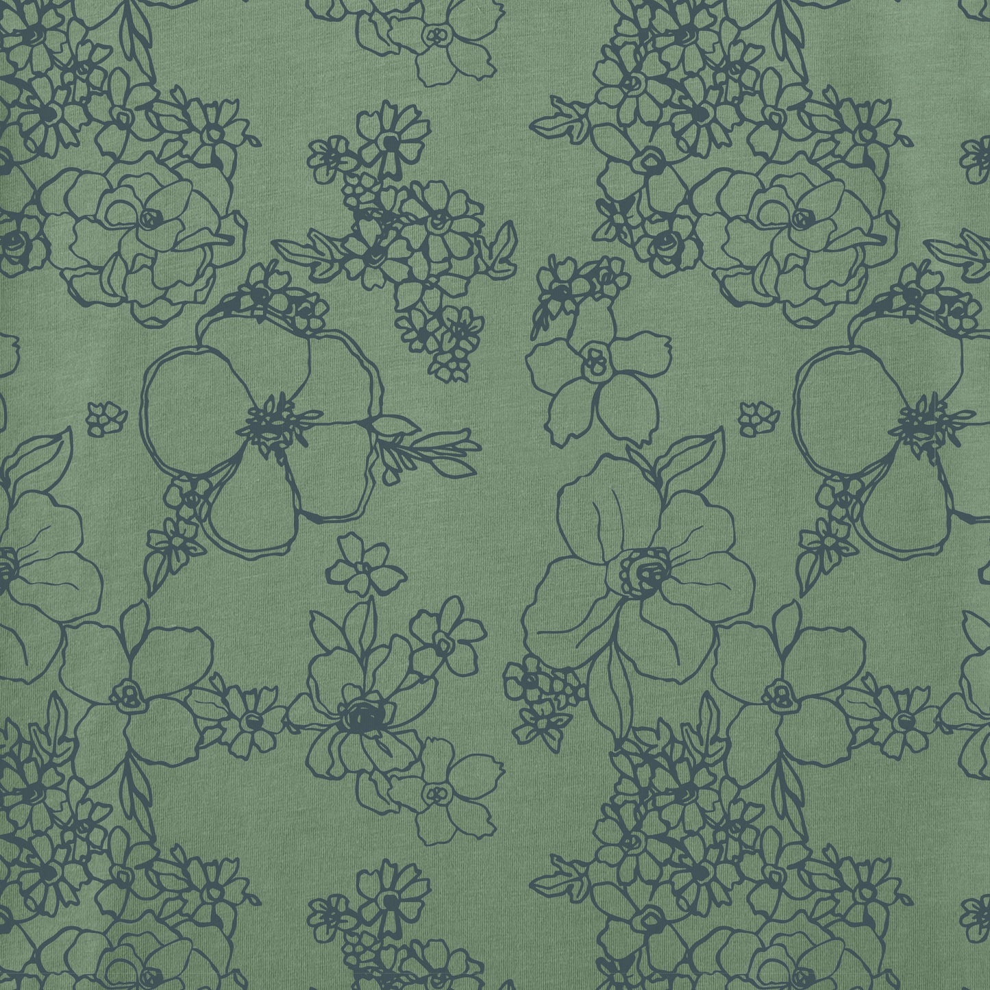 Women's Floral Garden Pattern Crusher-LITE Easy Tee