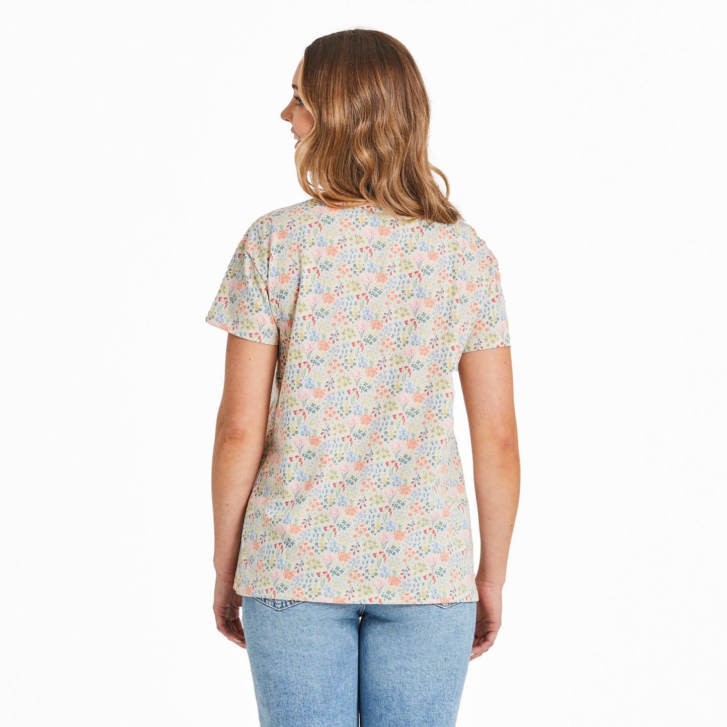 Women's Bouquet Garden Pattern Crusher-LITE Easy Tee