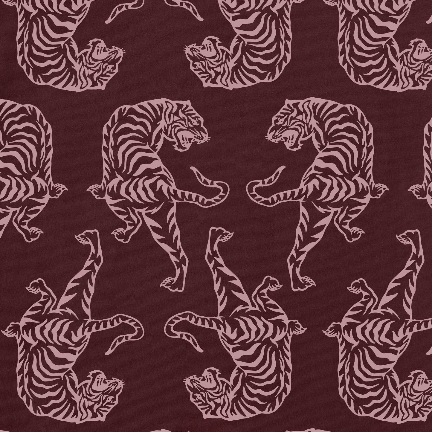 Women's Powerful Energy Tiger Pattern Short Sleeve Crusher Boxy Tee