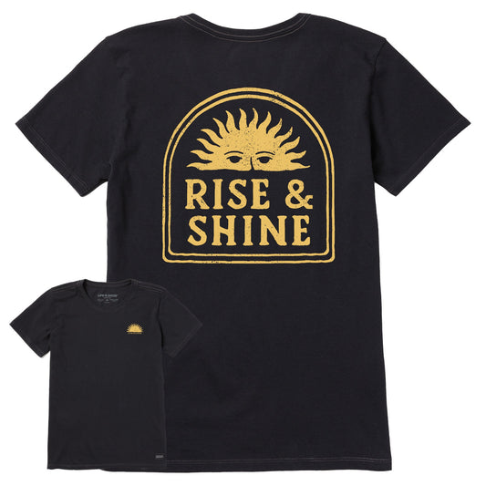 Women's Rise & Shine Sun Short Sleeve Crusher Tee