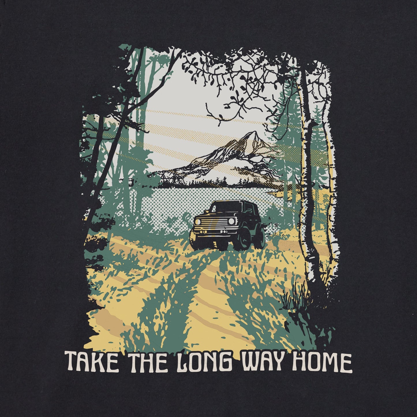 Men's Long Way Home Short Sleeve Crusher Tee