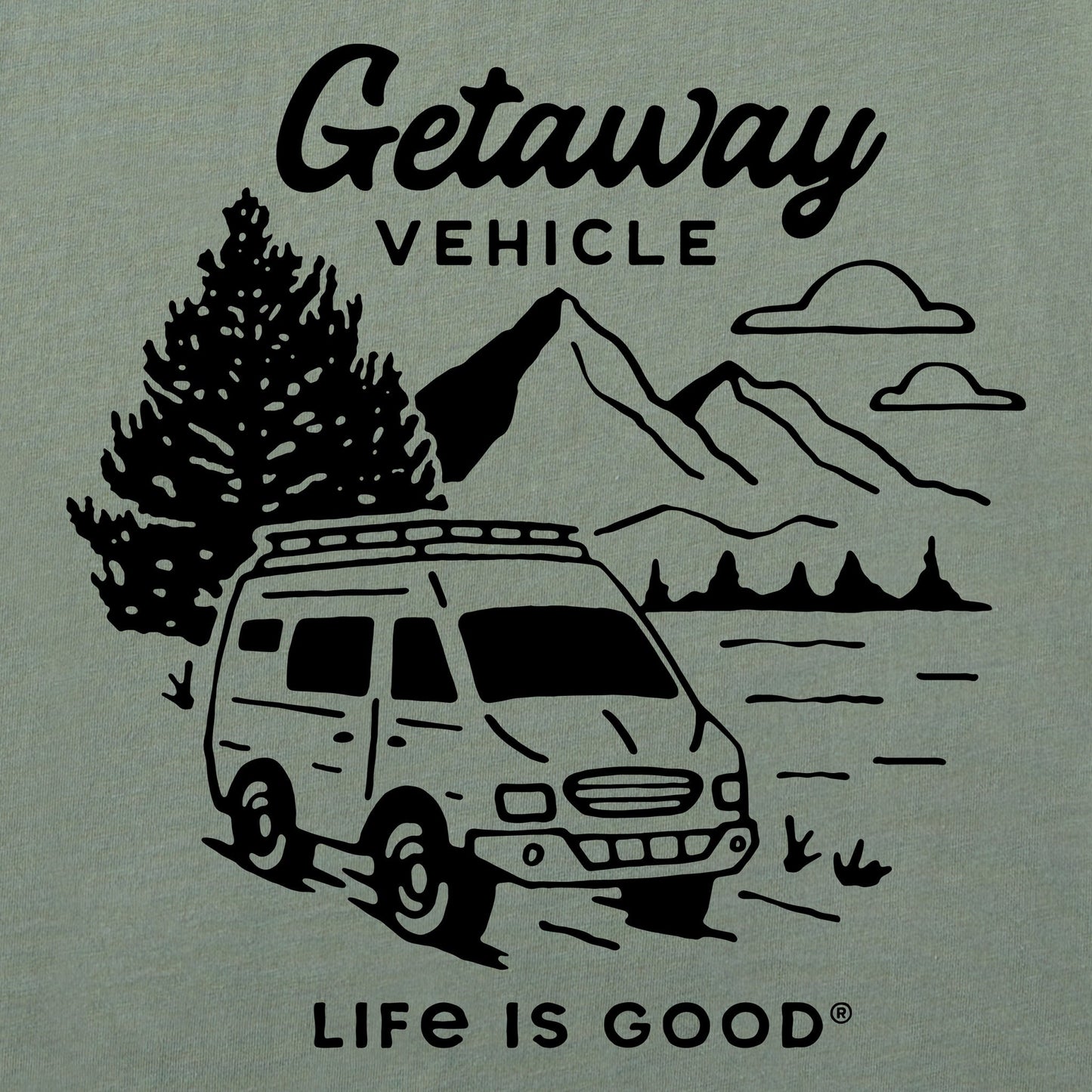 Men's Getaway Vehicle Short Sleeve Tee