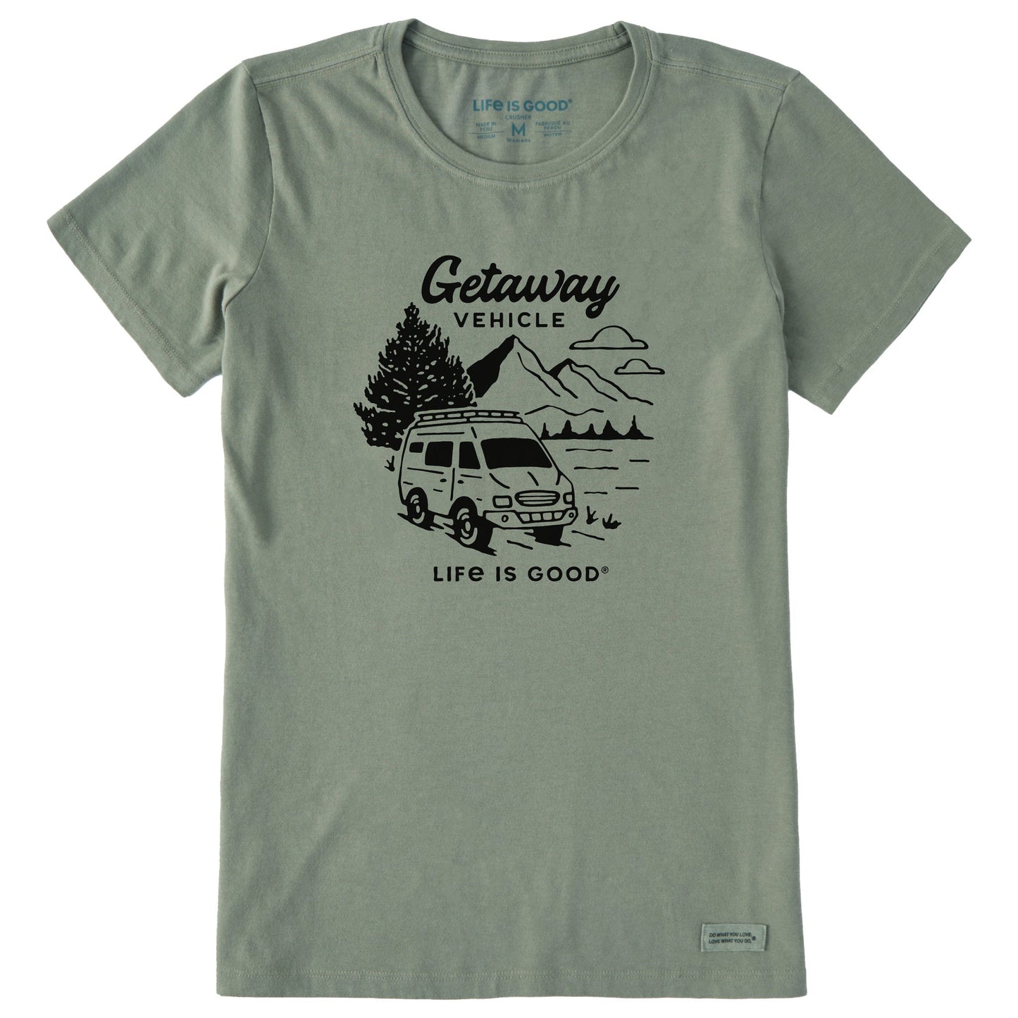 Women's Getaway Vehicle Short Sleeve Crusher Tee