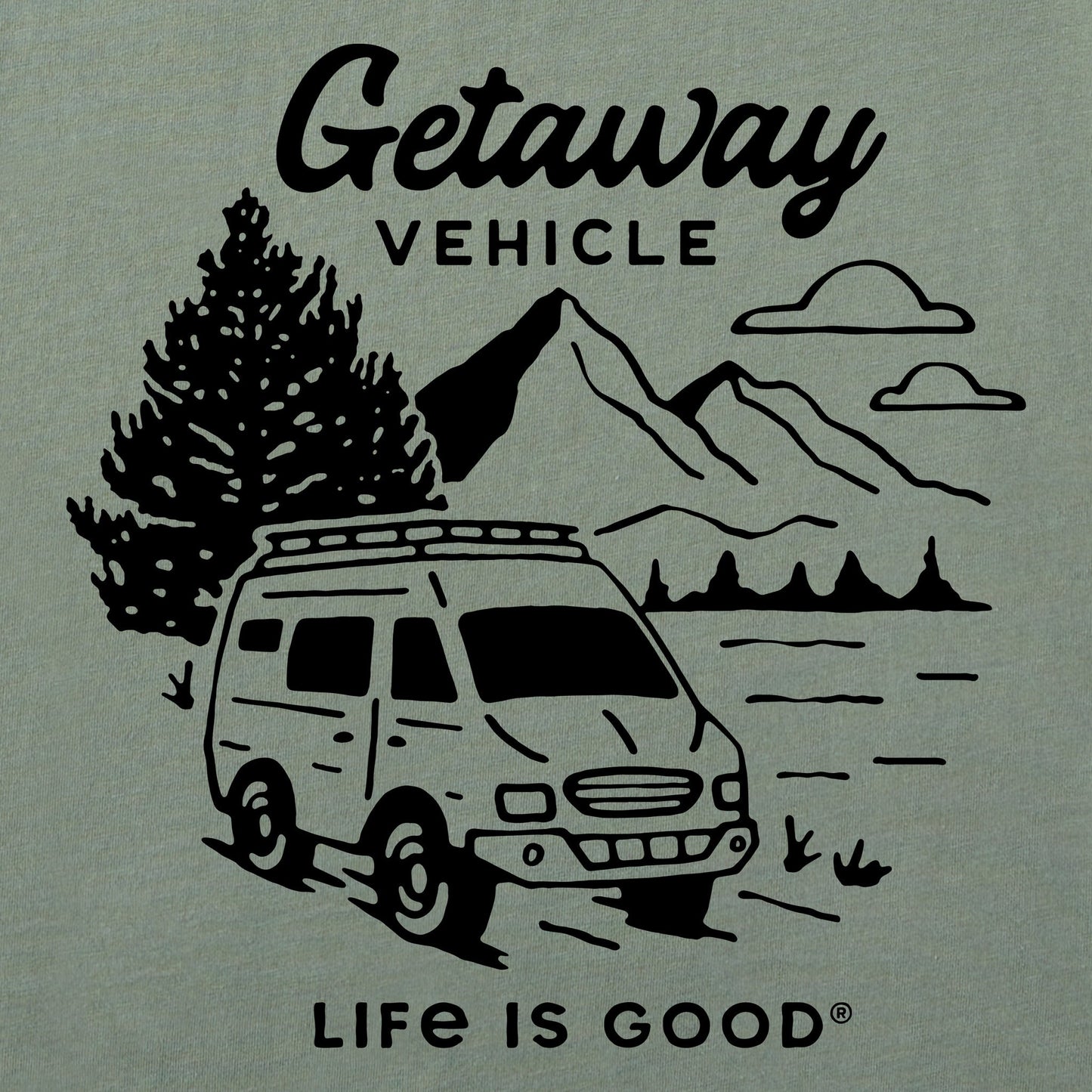 Women's Getaway Vehicle Short Sleeve Crusher Tee
