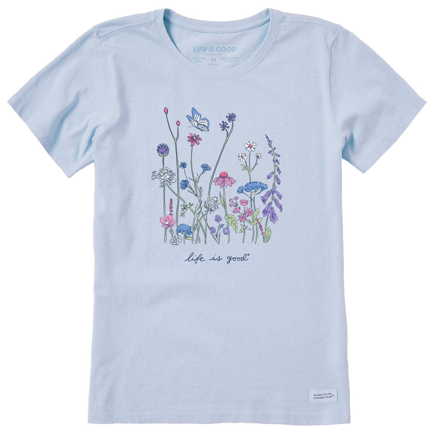 Women's Realaxed Wildflowers Short Sleeve Tee