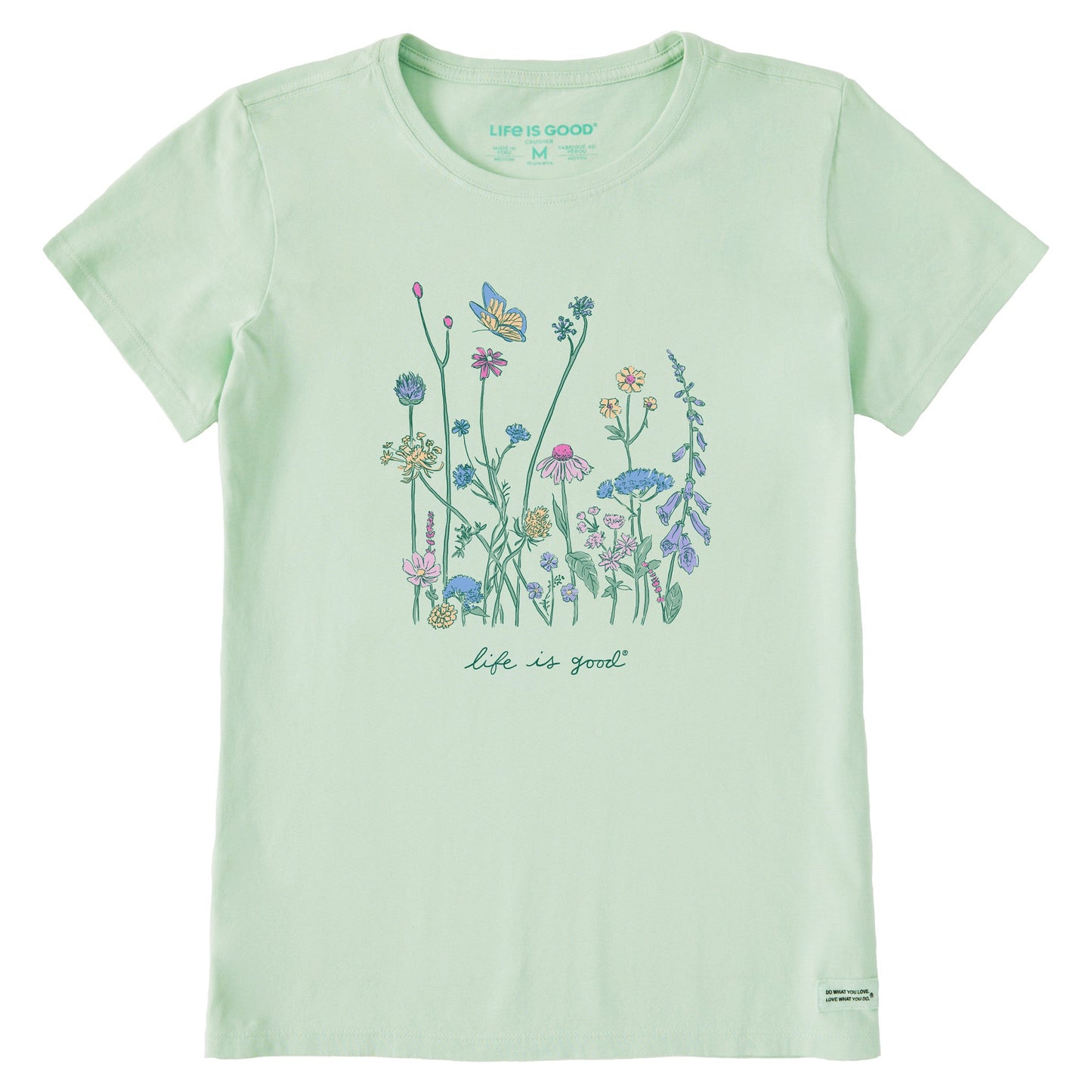 Women's Realaxed Wildflowers Short Sleeve Tee