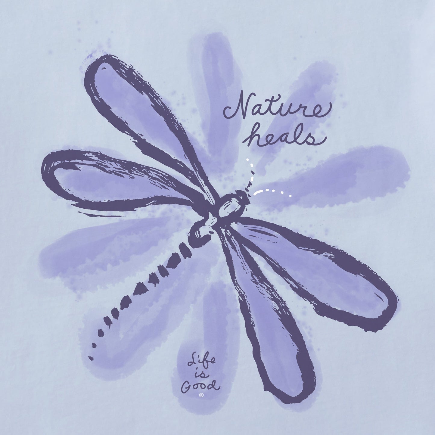 Women's Nature Heals Dragonfly Short Sleeve Crusher Tee