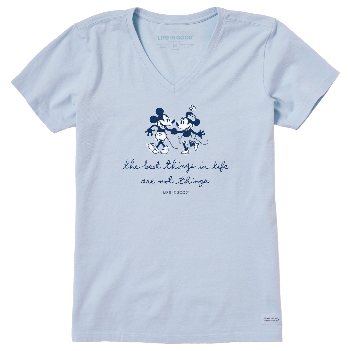 Women's Willie Best Things in Life Short Sleeve Crusher Vee