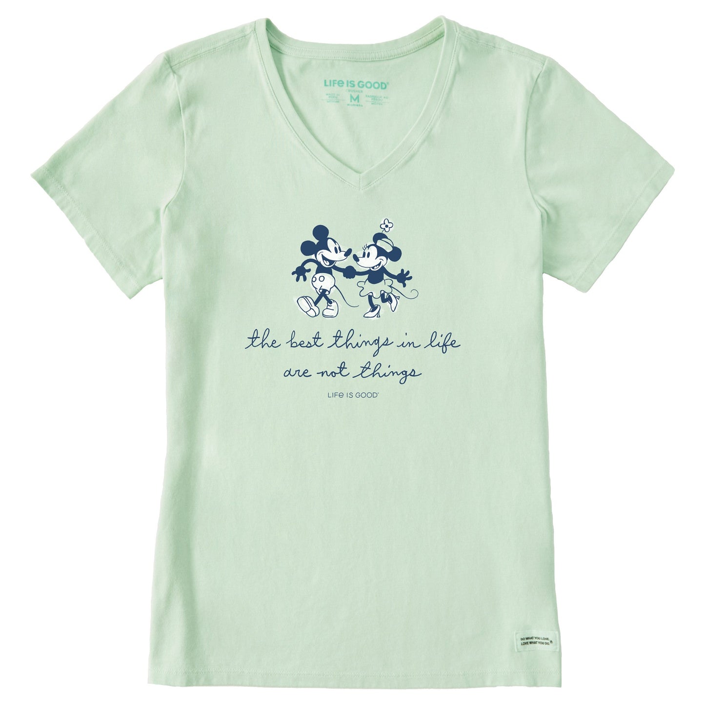 Women's Willie Best Things in Life Short Sleeve Crusher Vee