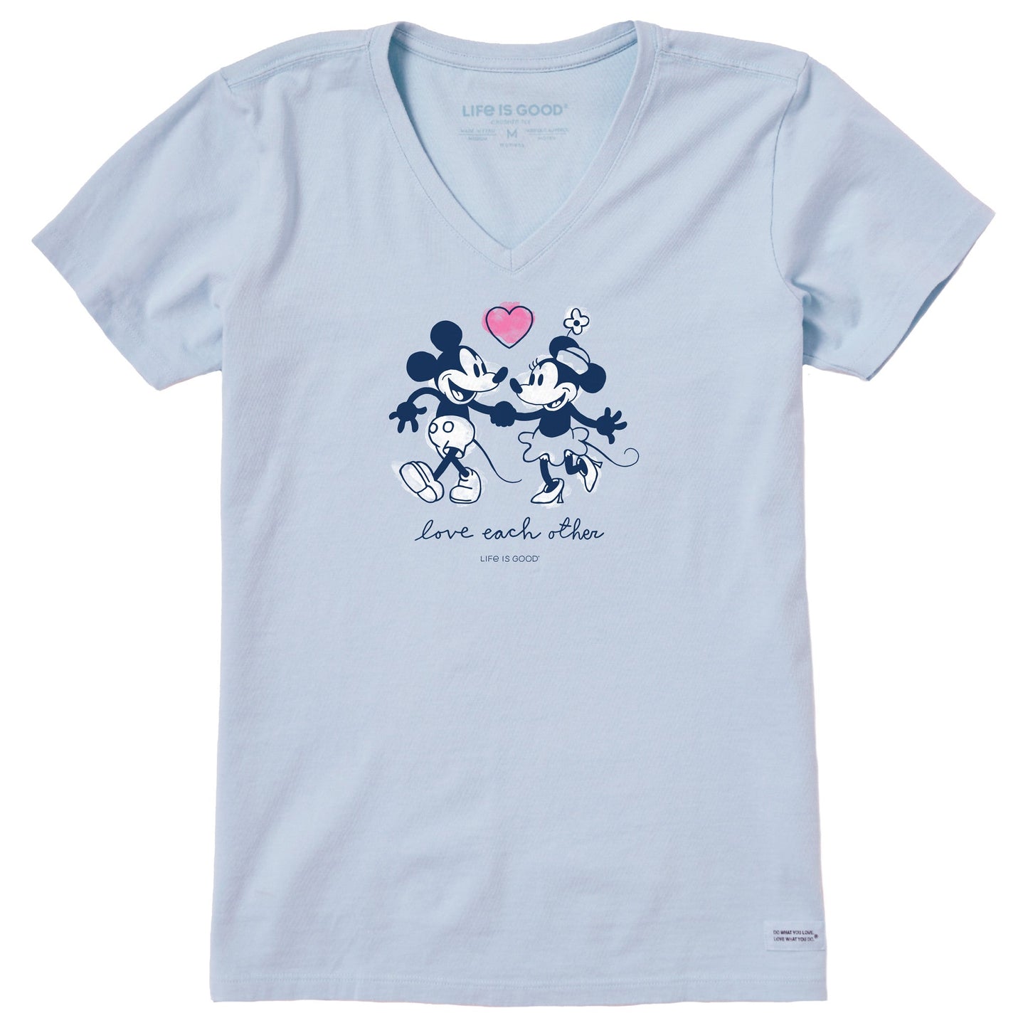 Women's Willie Love Each Other Short Sleeve Vee