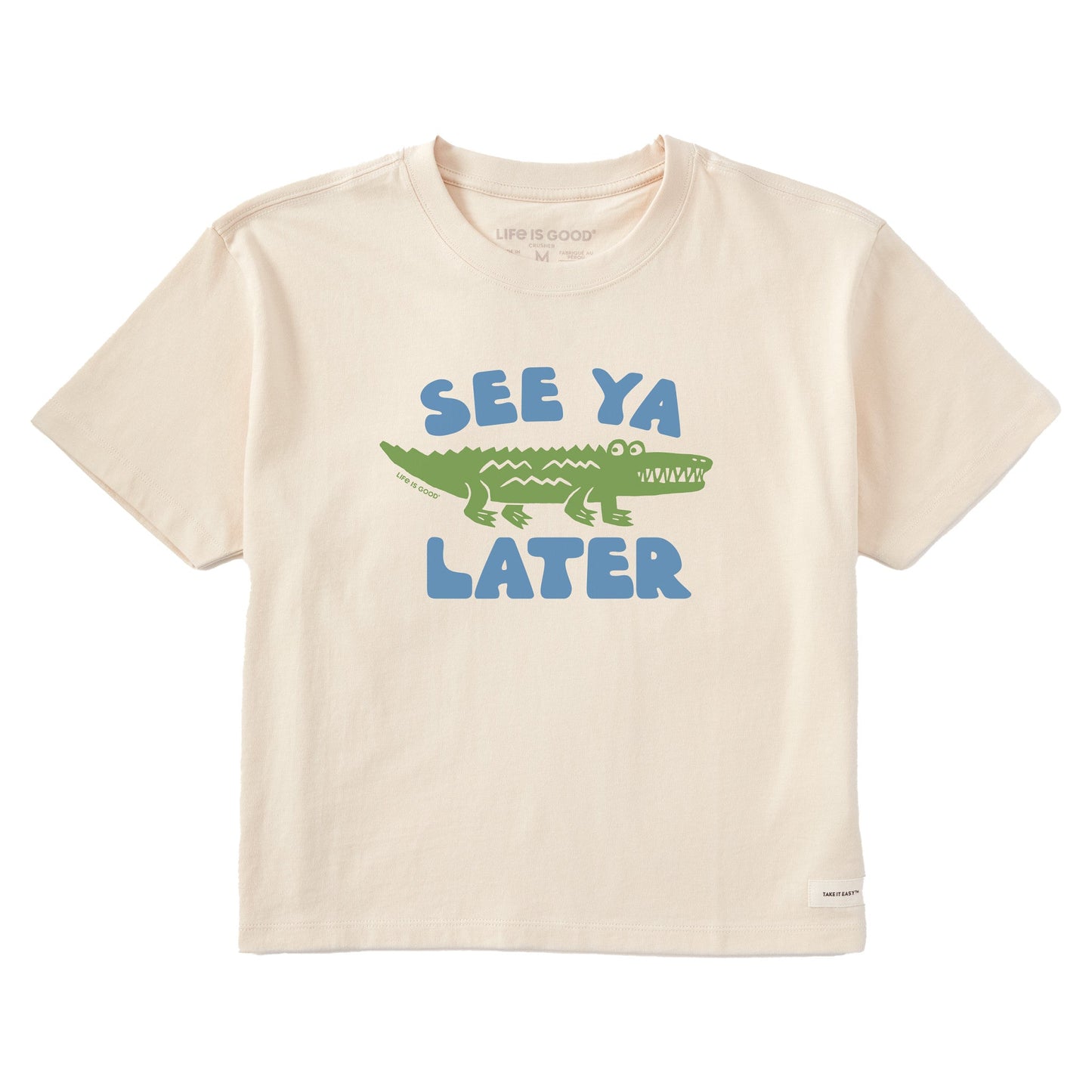 Women's See Ya Later Alligator Short Sleeve Crusher Boxy Tee