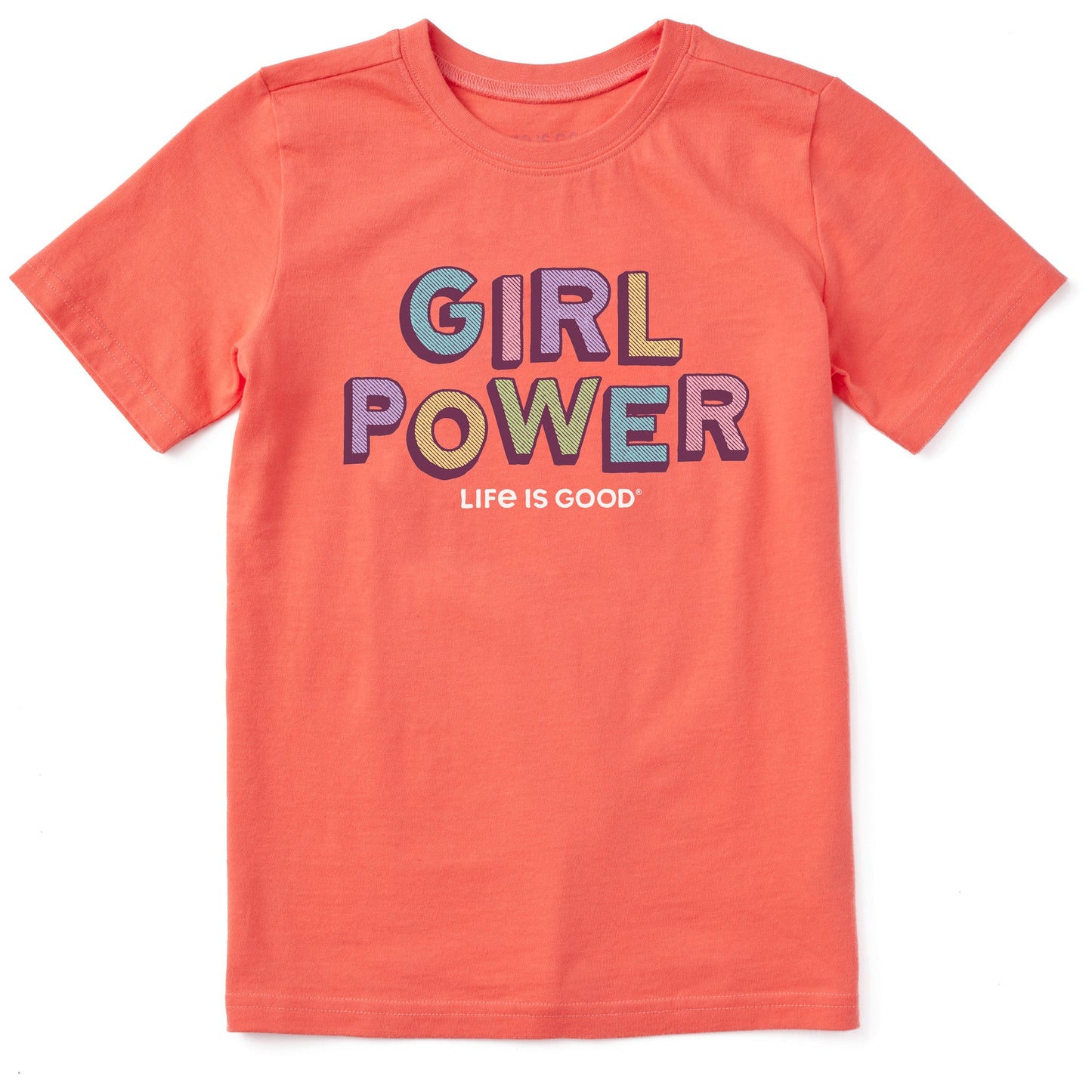 Kids Girl Power Short Sleeve Crusher Tee