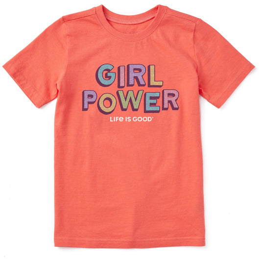 Kids Girl Power Short Sleeve Crusher Tee