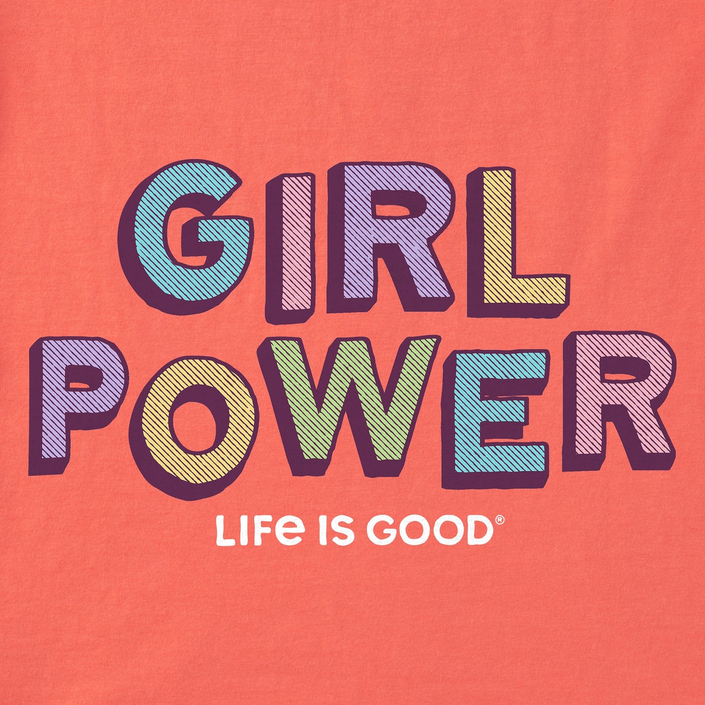 Kids Girl Power Short Sleeve Crusher Tee