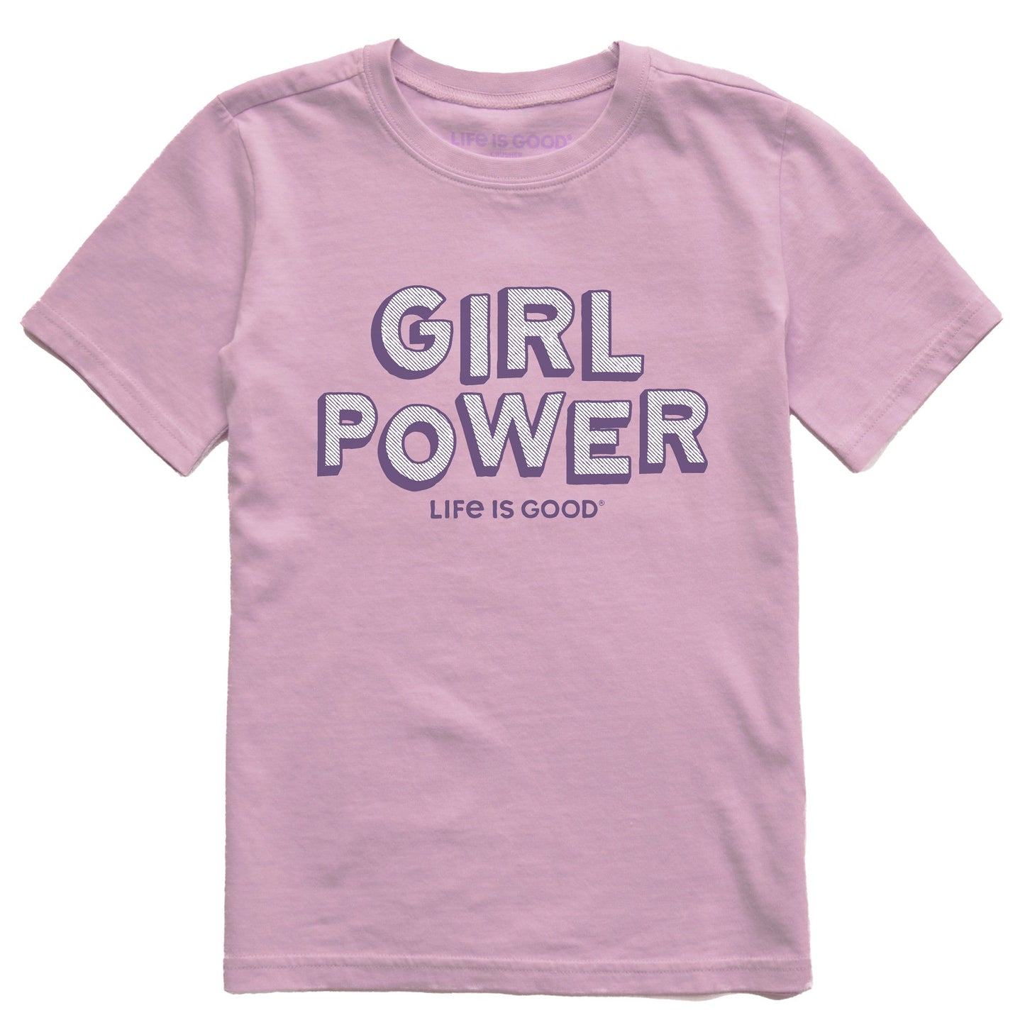 Kids Girl Power Short Sleeve Crusher Tee