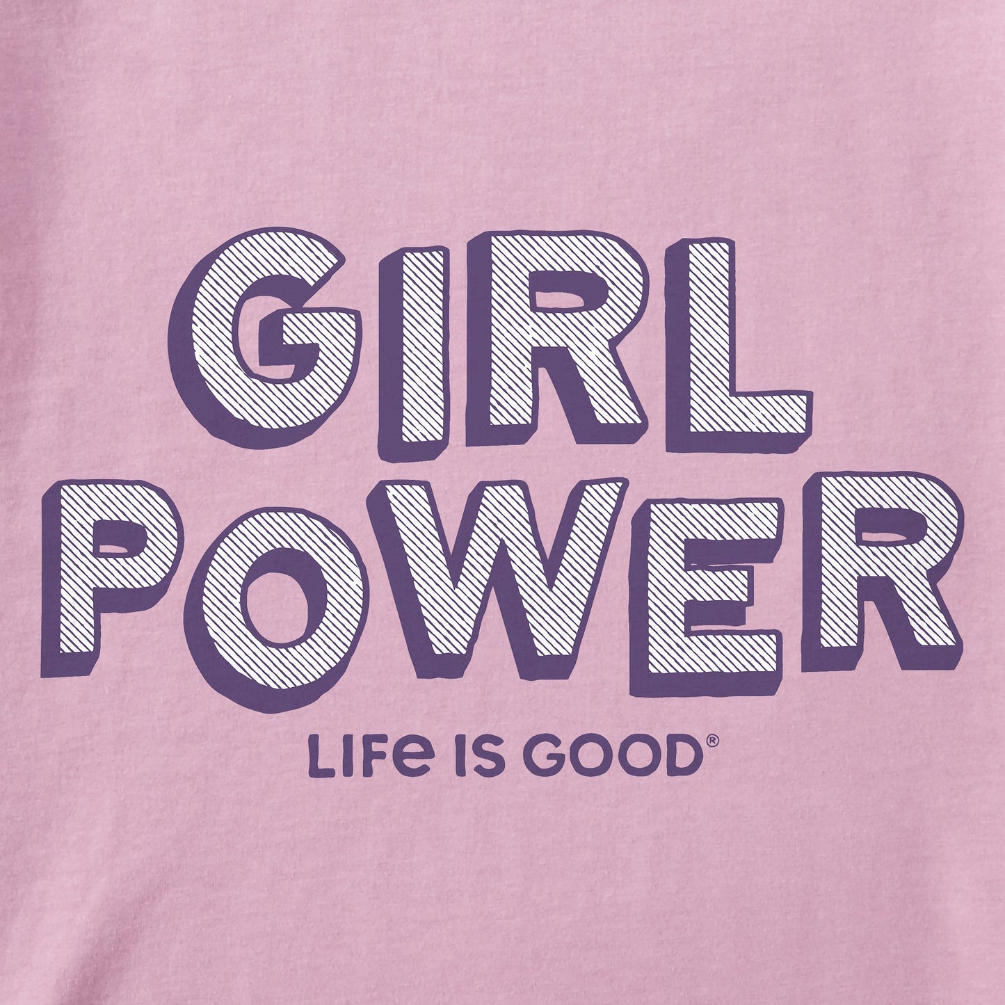 Kids Girl Power Short Sleeve Crusher Tee