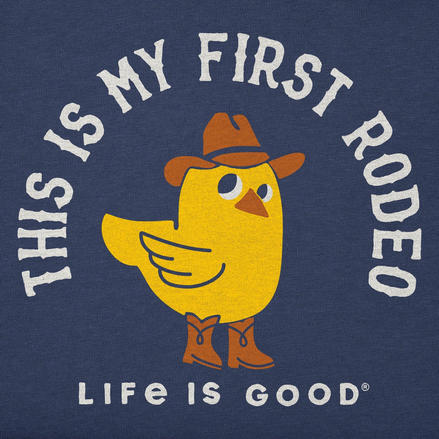 Kids First Rodeo Chick Short Sleeve Crusher Tee