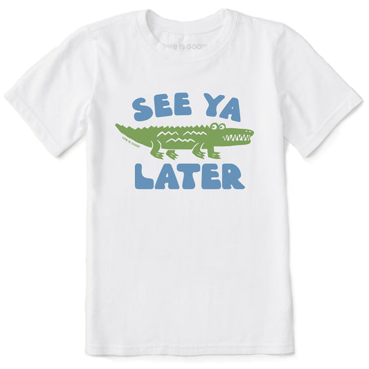Kids See Ya Later Alligator Short Sleeve Crusher Tee