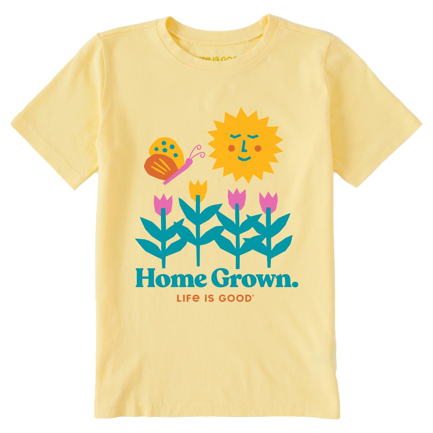 Kids Home Grown Garden Short Sleeve Crusher Tee