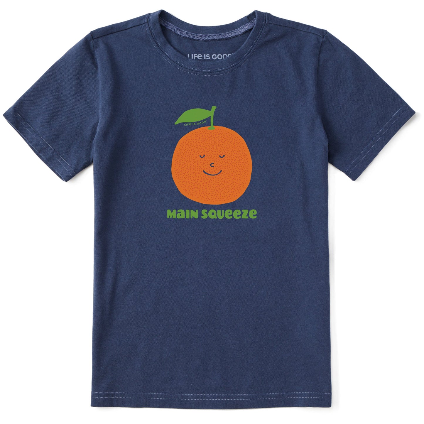 Kids Main Squeeze Orange Short Sleeve Crusher Tee