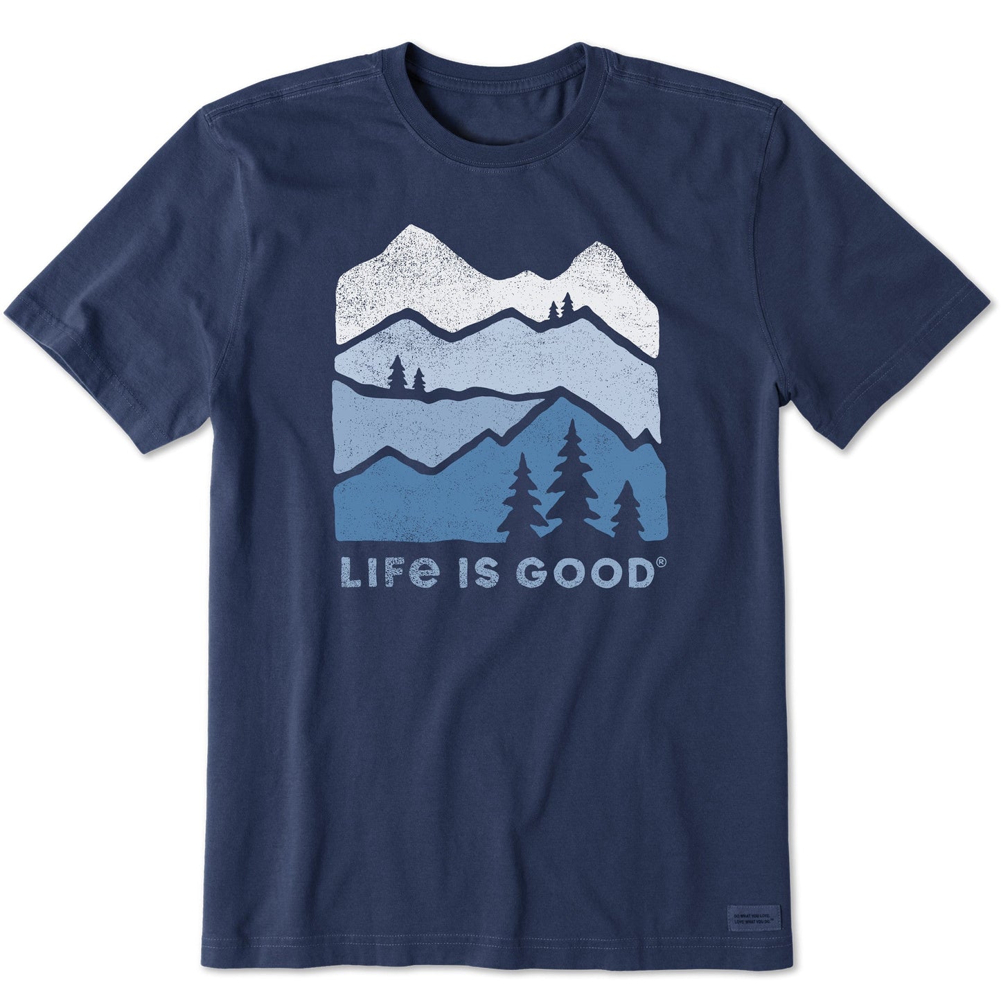 Men's Mountain Silhouette Short Sleeve Crusher Tee