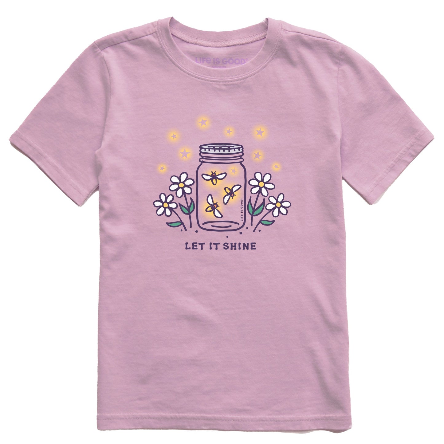 Kids Let it Shine Jar Short Sleeve Crusher Tee