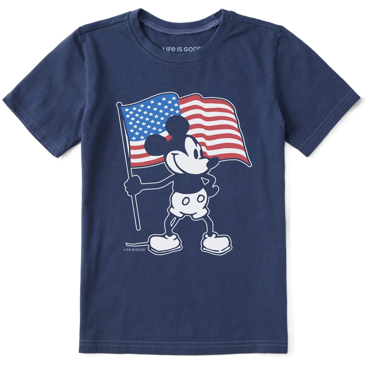 Kids Americana Steamboat Willie Short Sleeve Crusher Tee