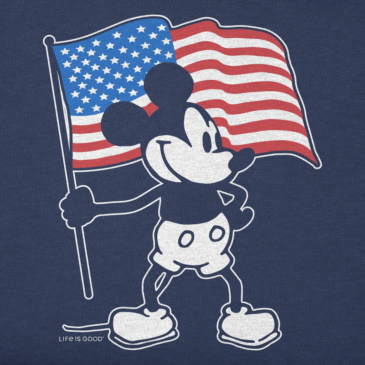 Kids Americana Steamboat Willie Short Sleeve Crusher Tee