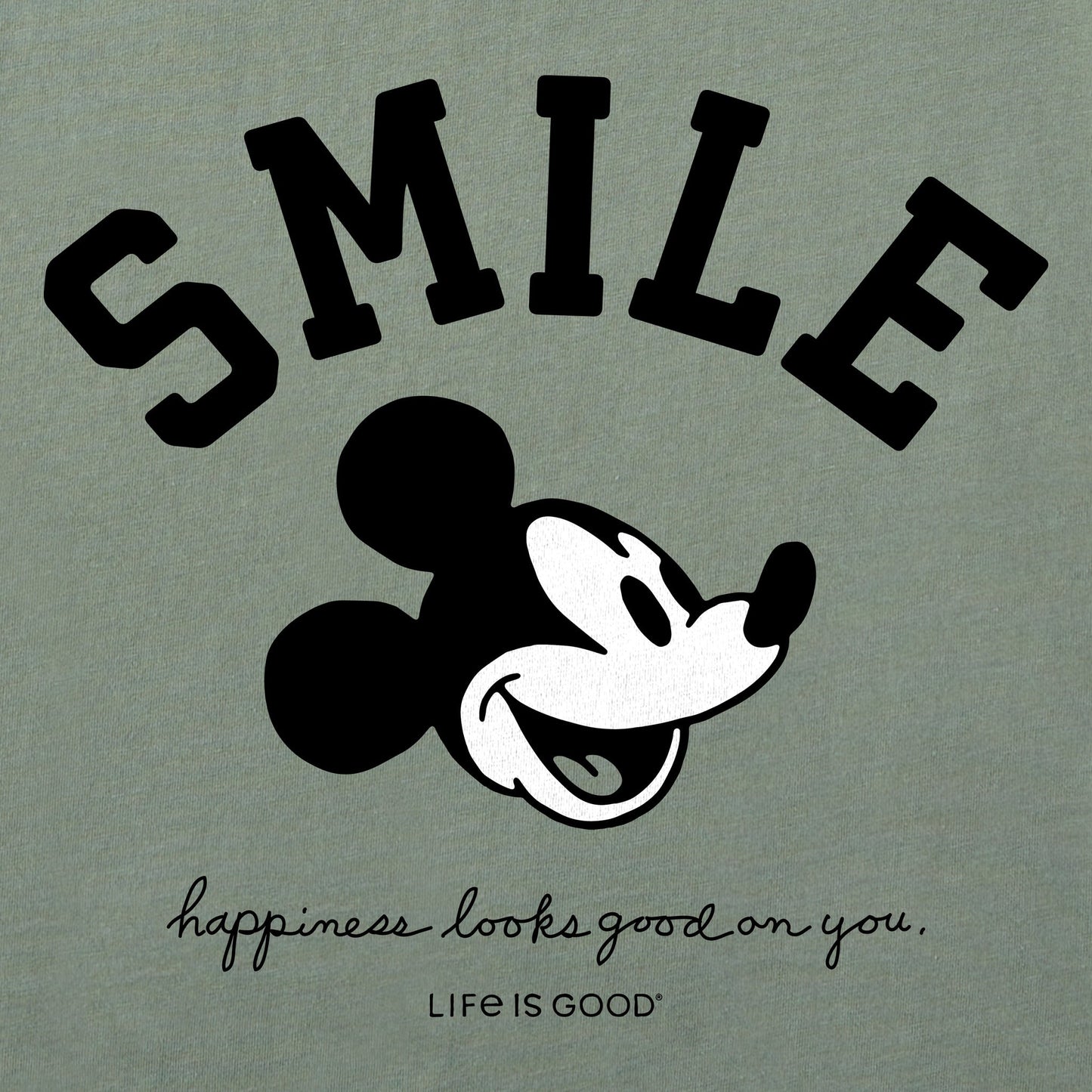 Men's Steamboat Willie Smile Short Sleeve Tee