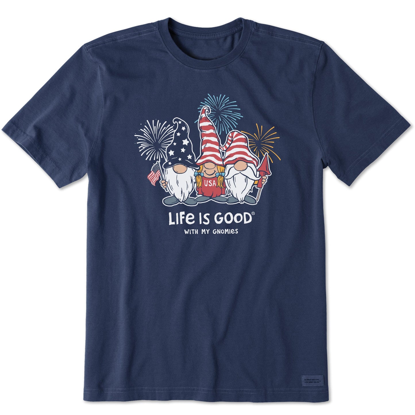 Men's USA Gnomes Short Sleeve Crusher Tee