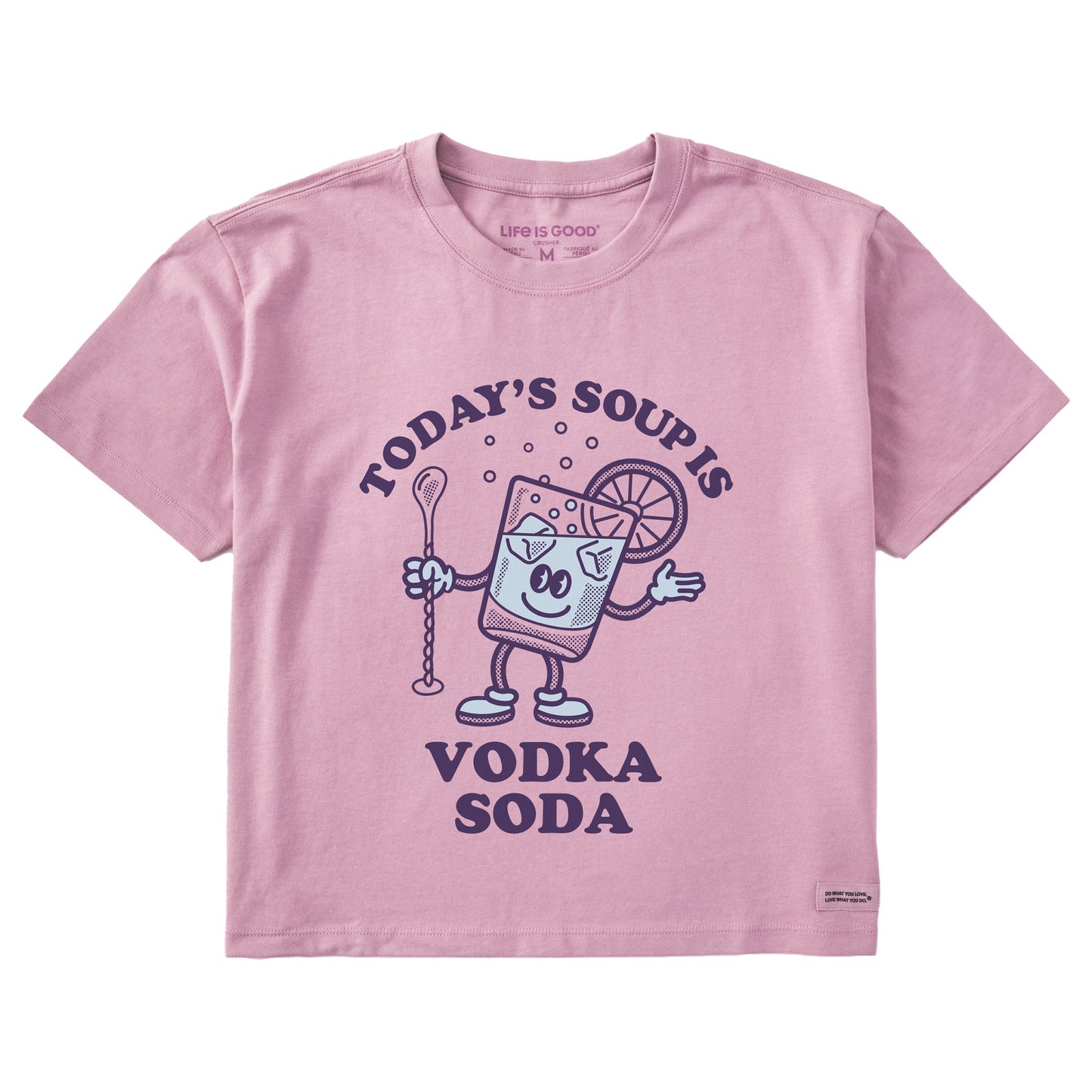 Women's Vodka Soup Short Sleeve Crusher Boxy Tee