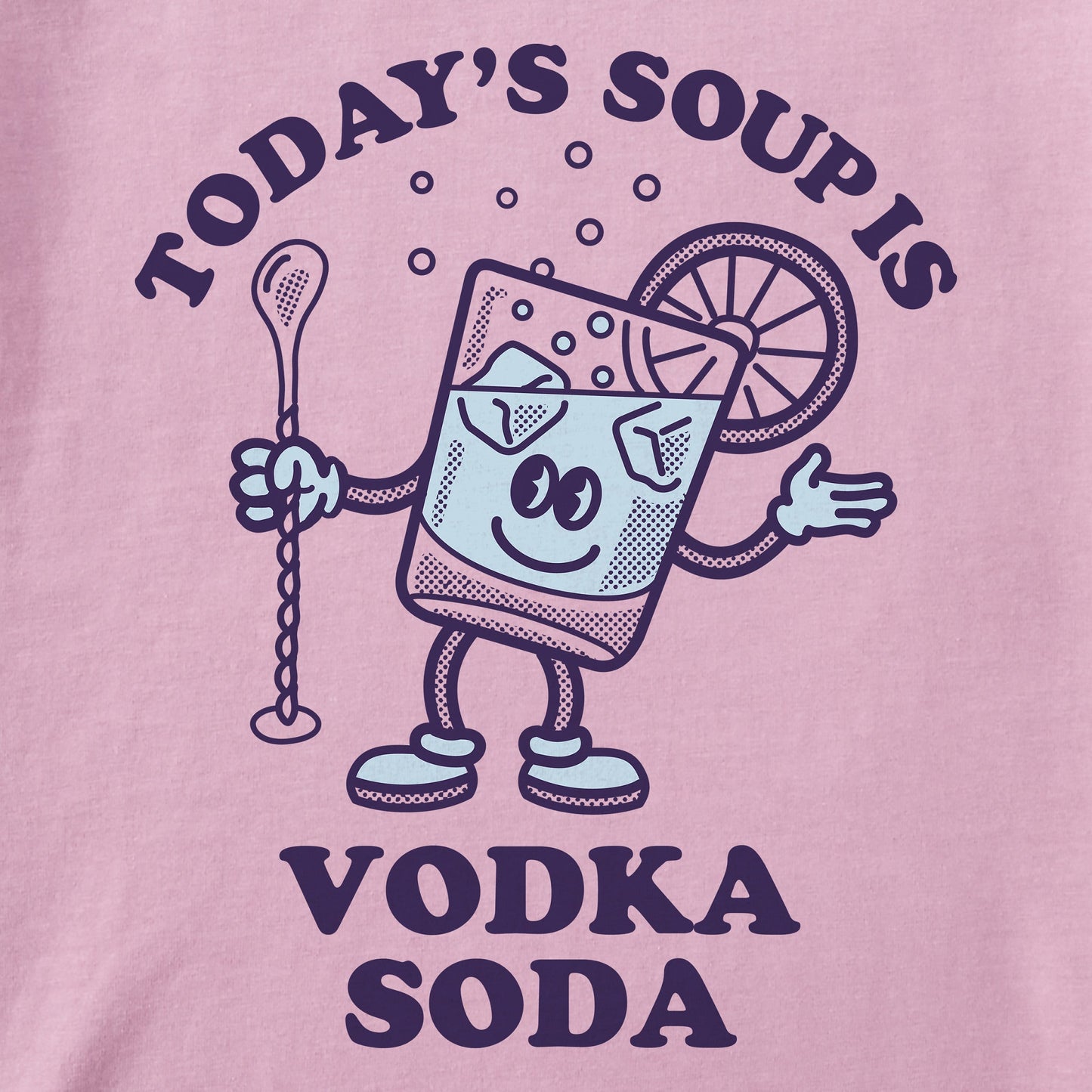 Women's Vodka Soup Short Sleeve Crusher Boxy Tee