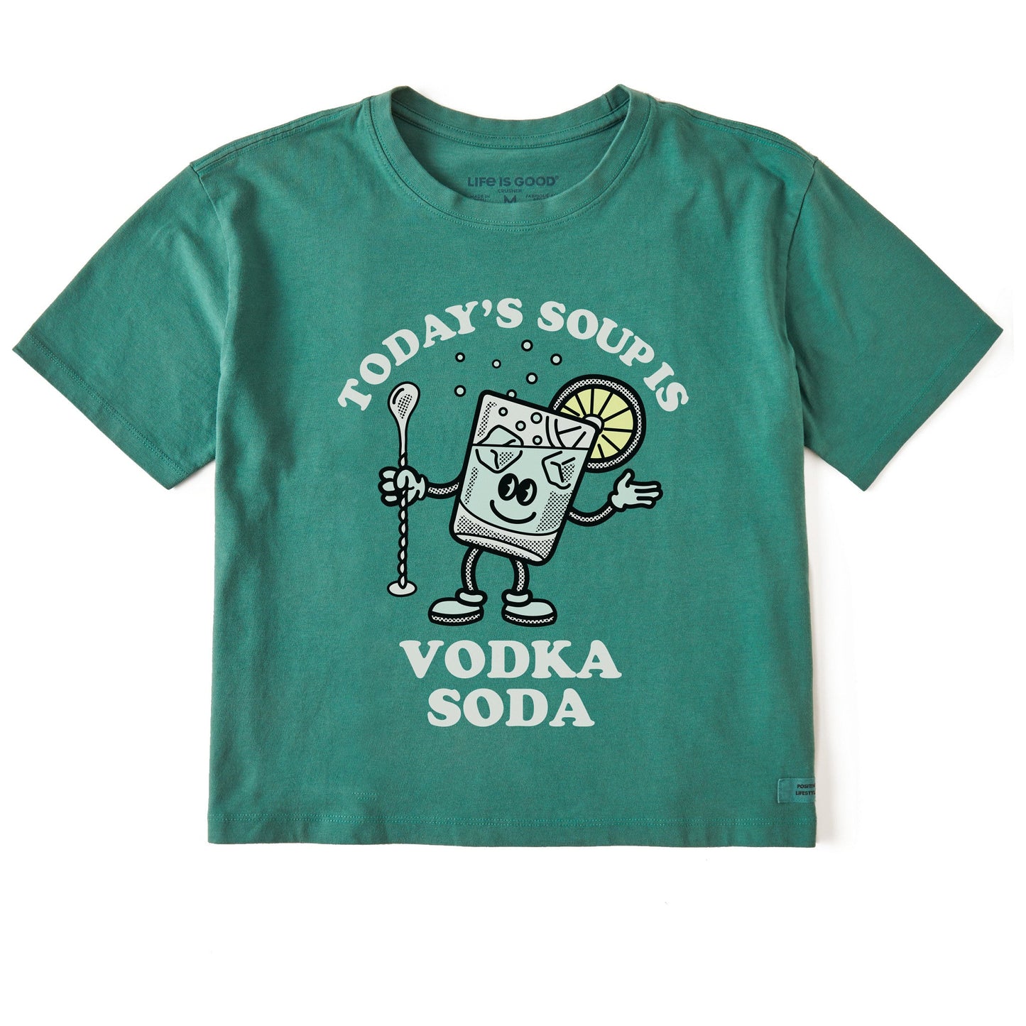 Women's Vodka Soup Short Sleeve Crusher Boxy Tee