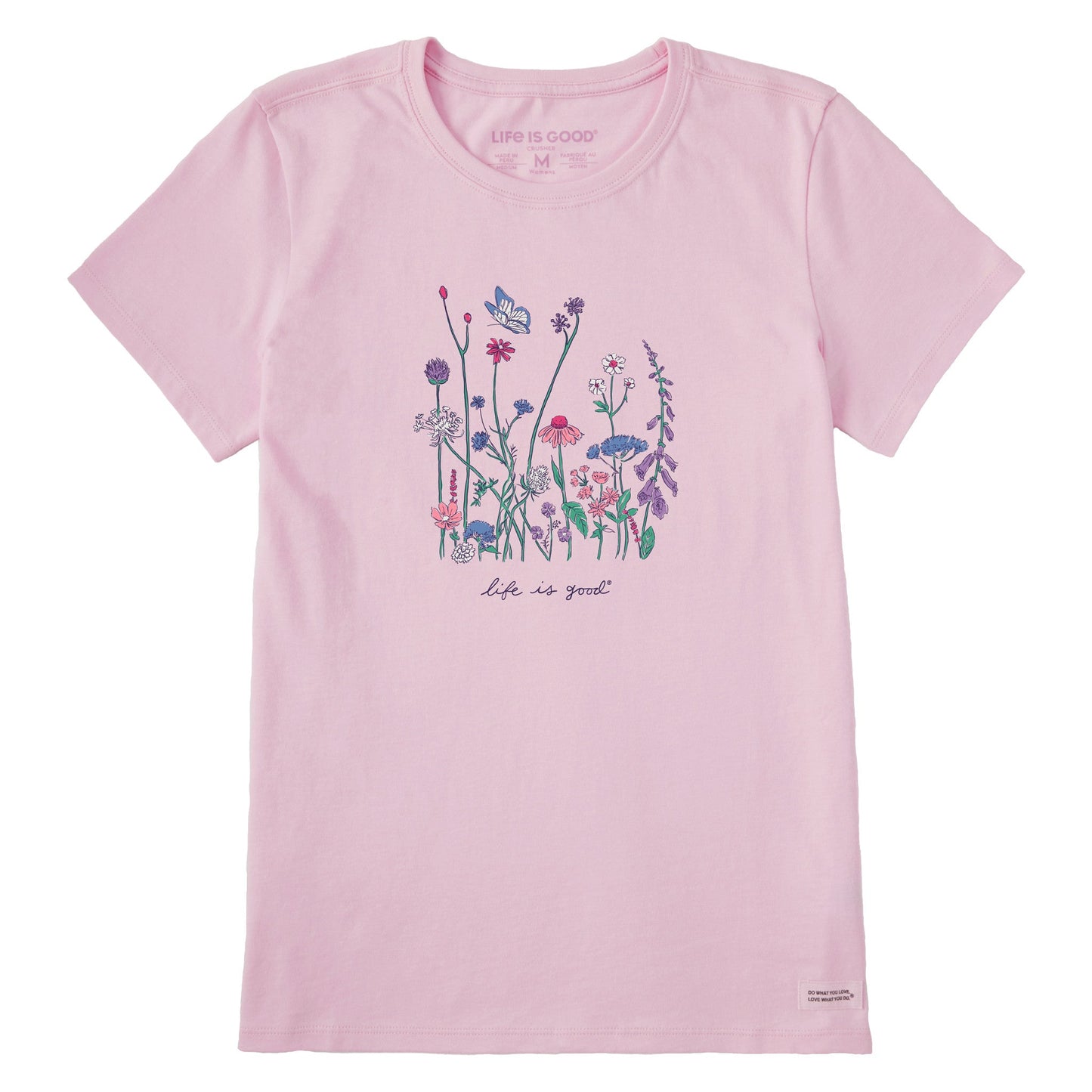 Women's Realaxed Wildflowers Short Sleeve Tee