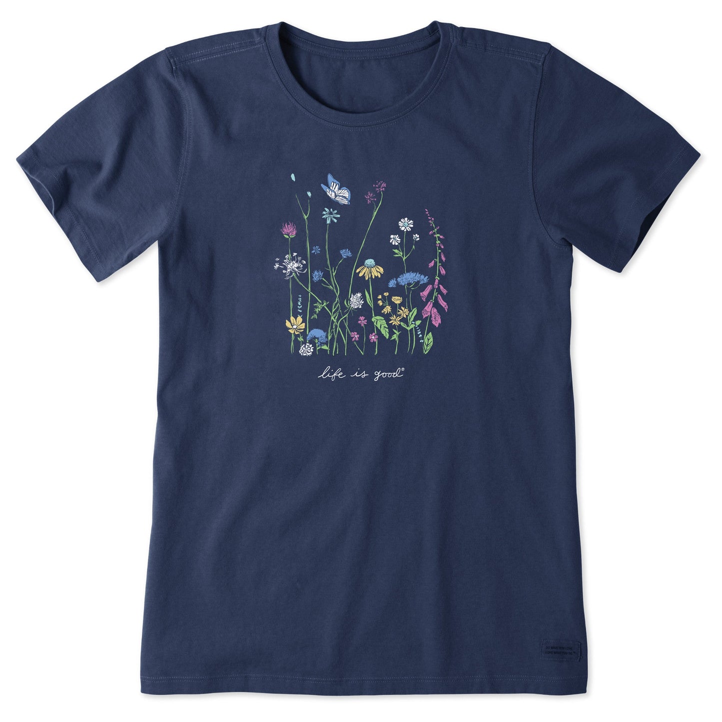 Women's Realaxed Wildflowers Short Sleeve Tee
